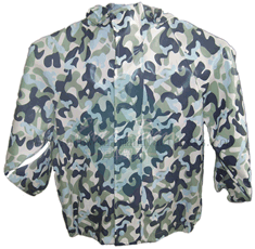 China PU camo rain gear manufacturer